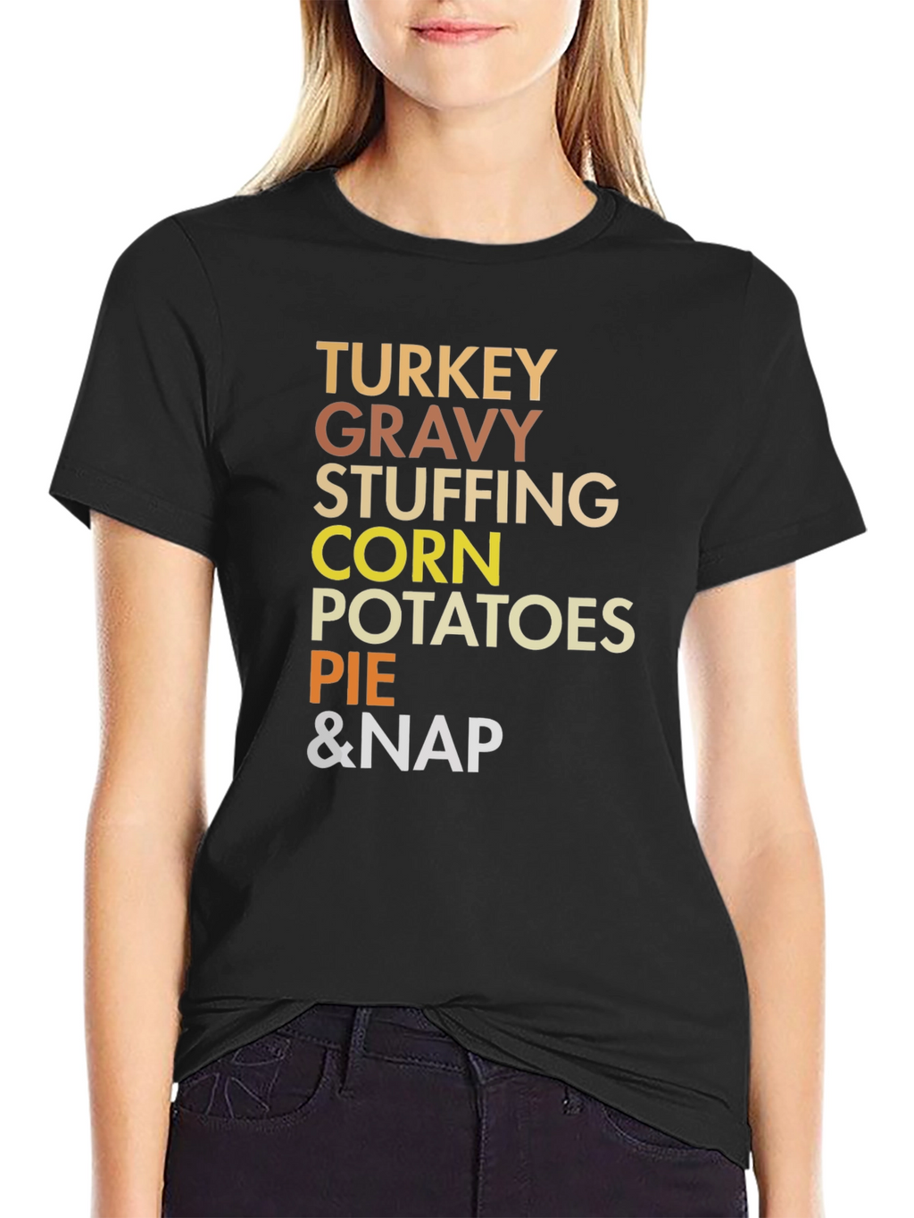 Thanksgiving Food List T-Shirt