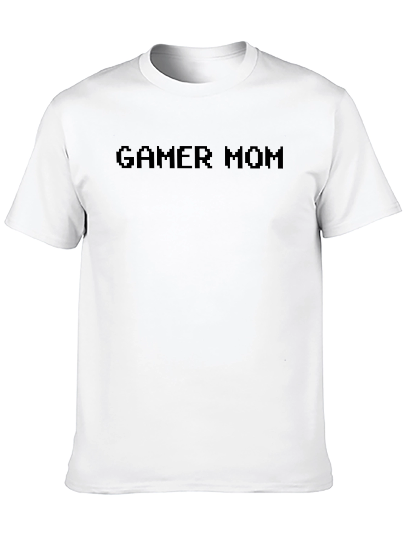 Gamer Mom Graphic Tee - Black Cotton Casual T-Shirt