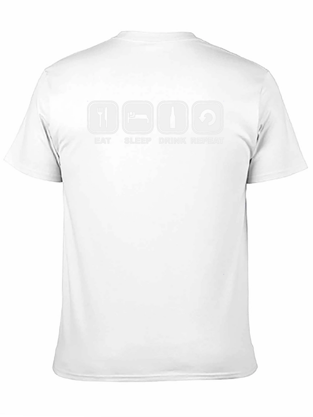 Eat Sleep Drink Repeat Black T-Shirt