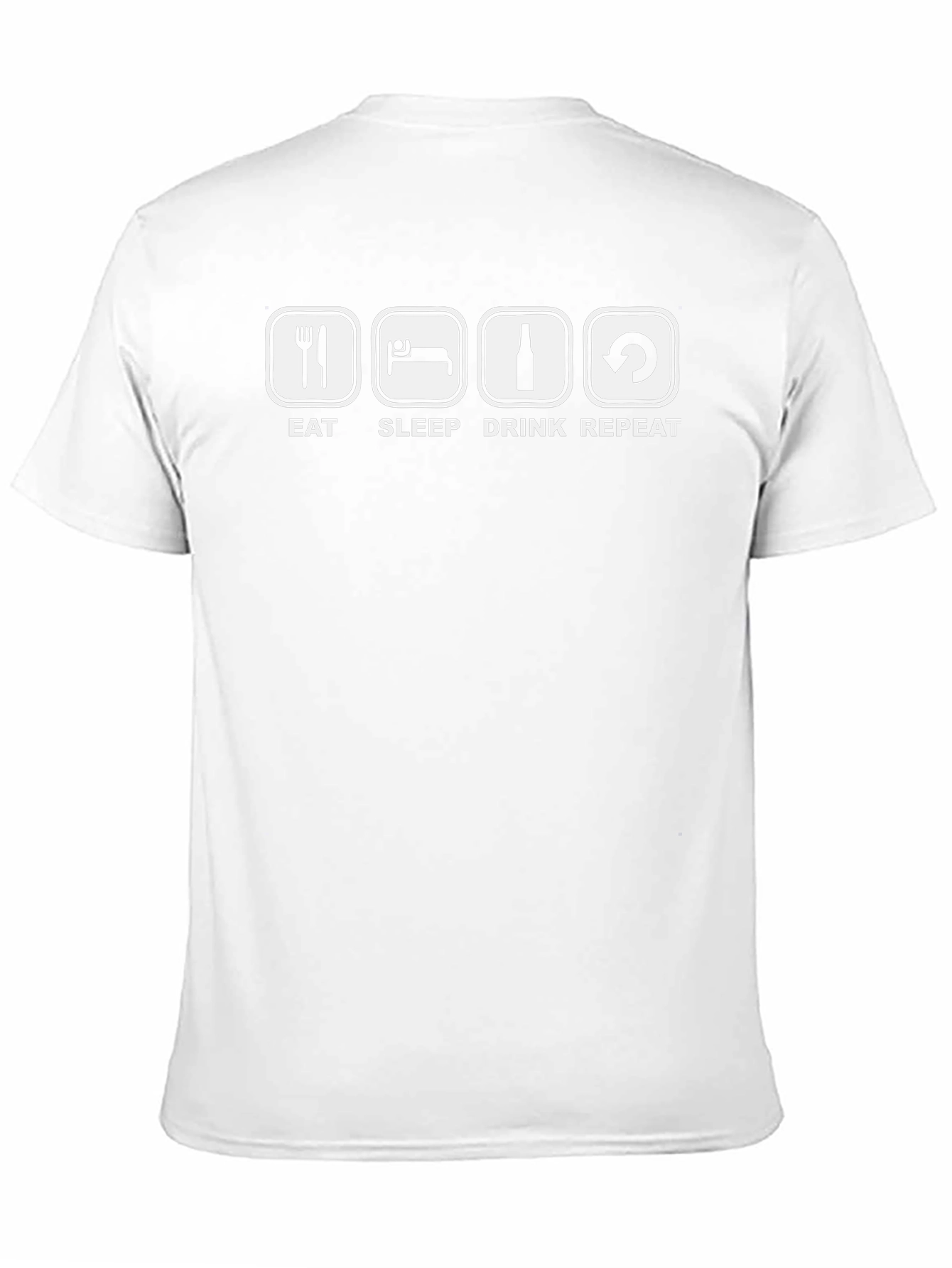 Eat Sleep Drink Repeat Black T-Shirt