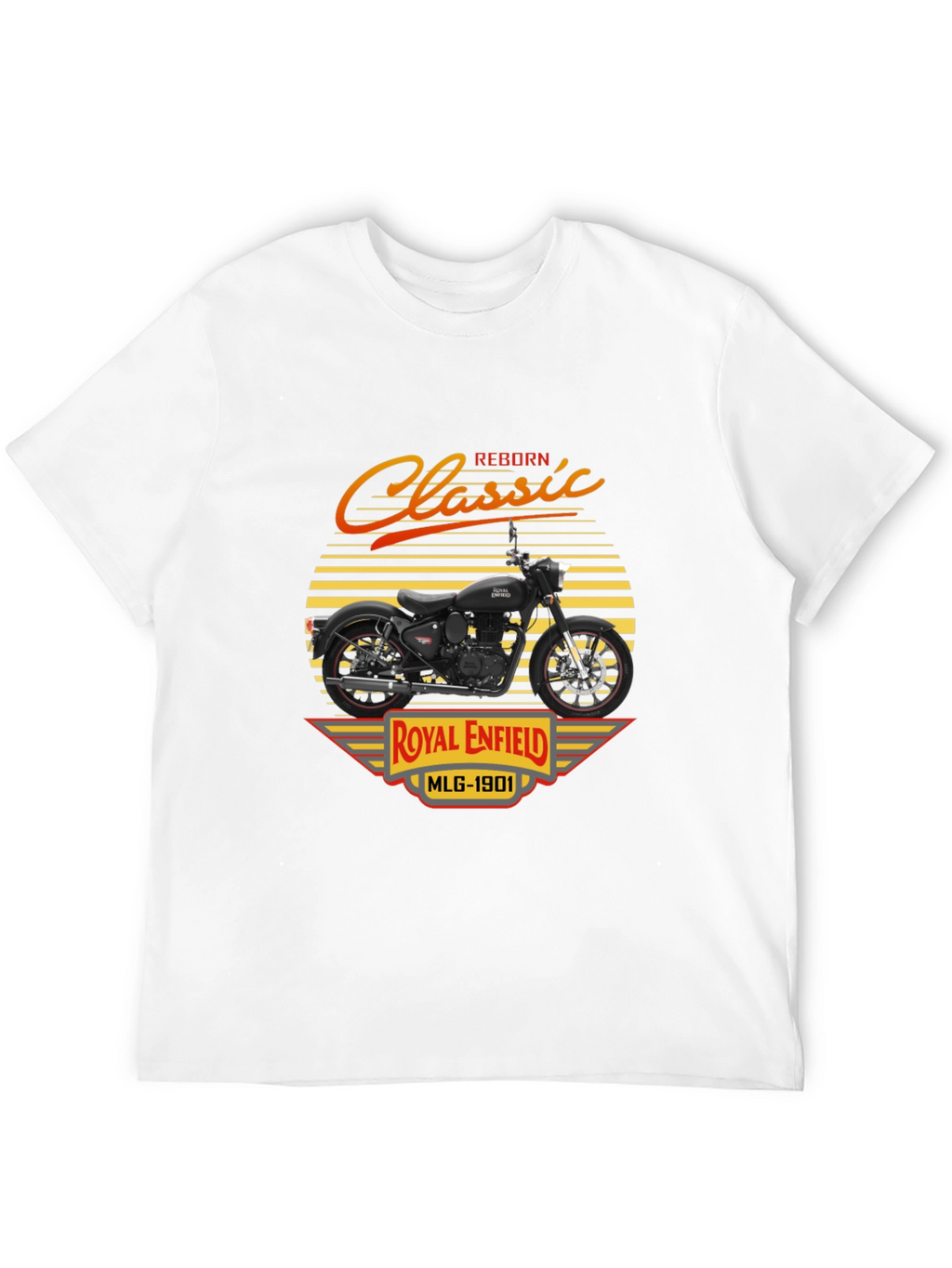 Royal Enfield Classic Reborn Black T-Shirt