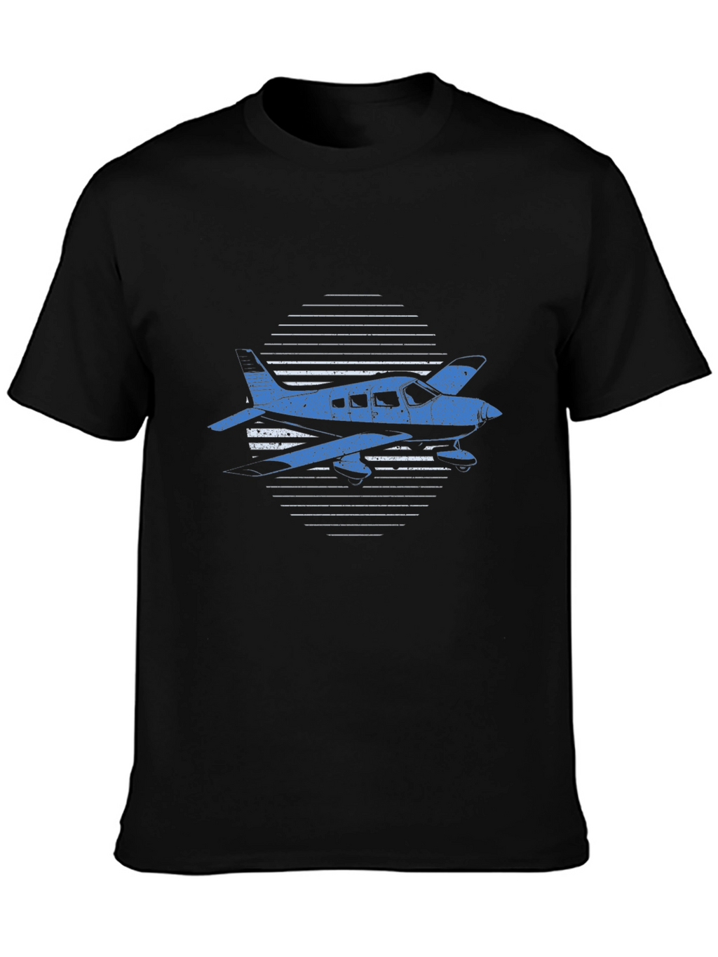 Airplane Graphic Tee - Black Aviation T-Shirt