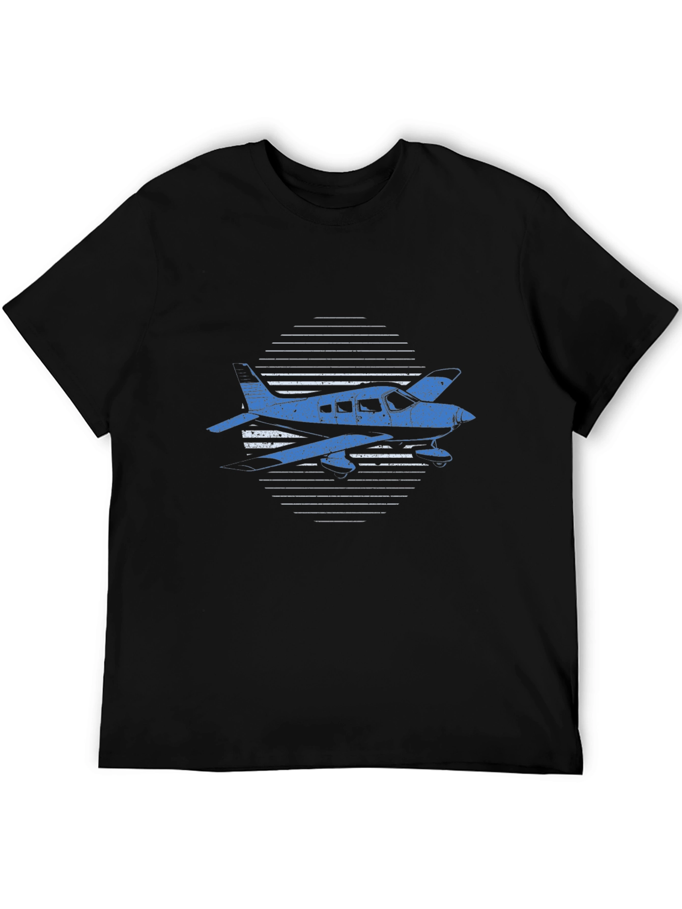 Airplane Graphic Tee - Black Aviation T-Shirt