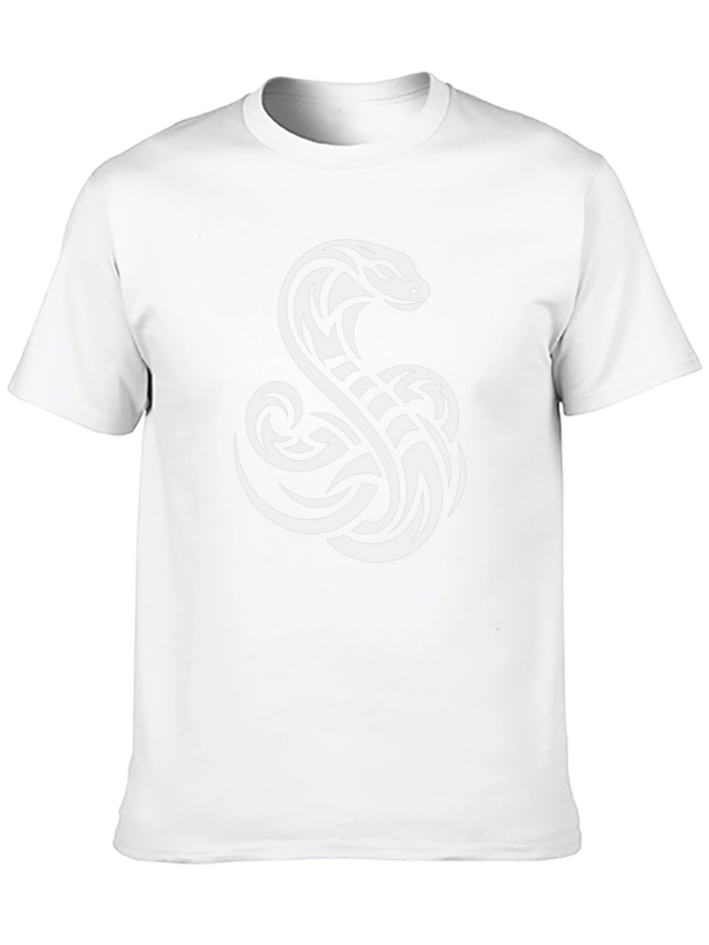 Black T-Shirt with Cobra Graphic