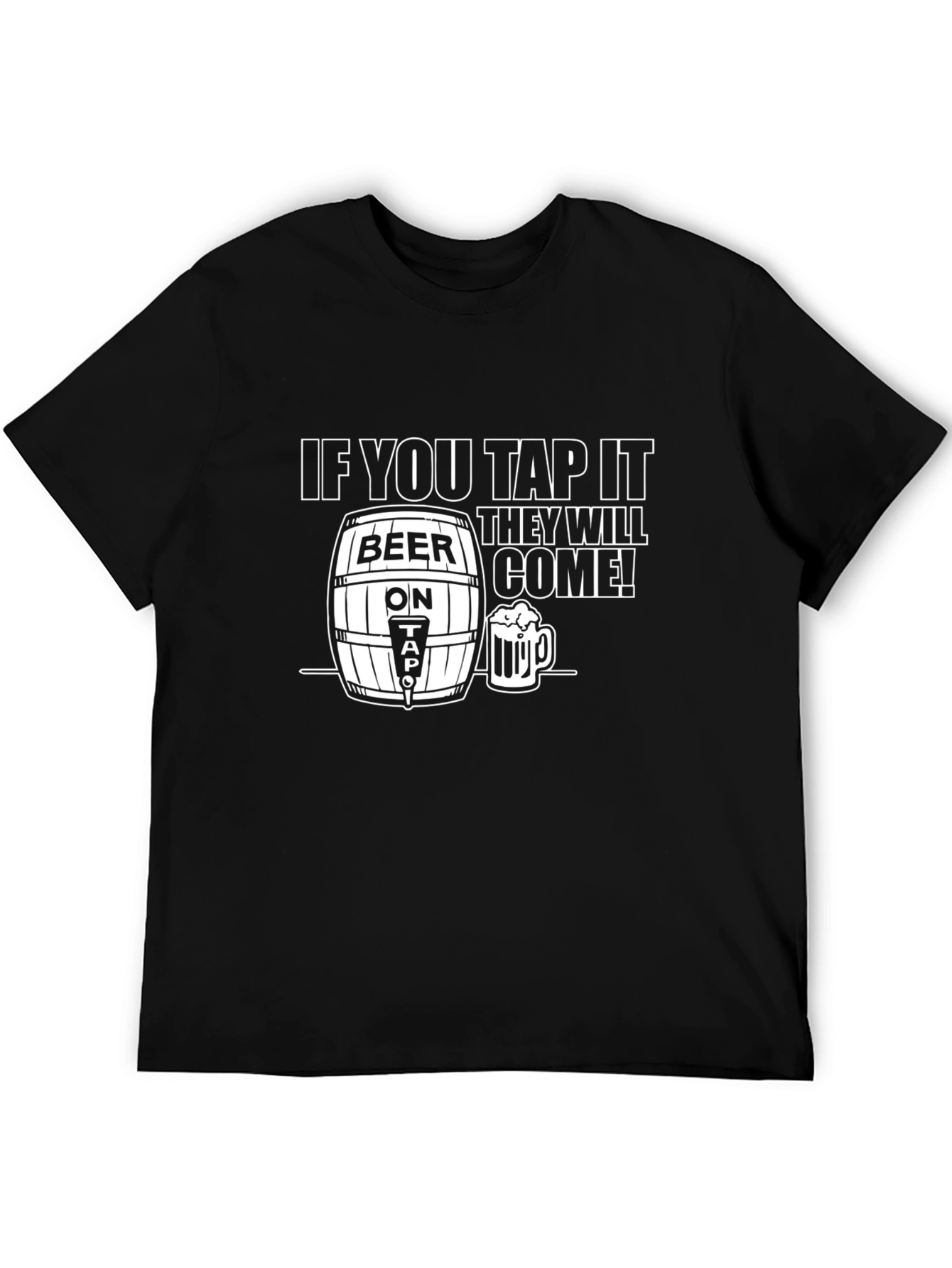 Beer Tap It T-Shirt - Funny Drinking Tee