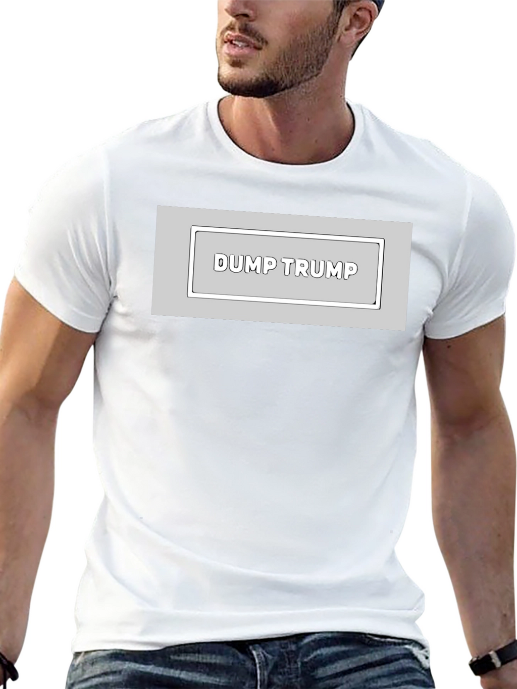 Dump Trump Graphic Tee - Anti-Trump Statement T-Shirt
