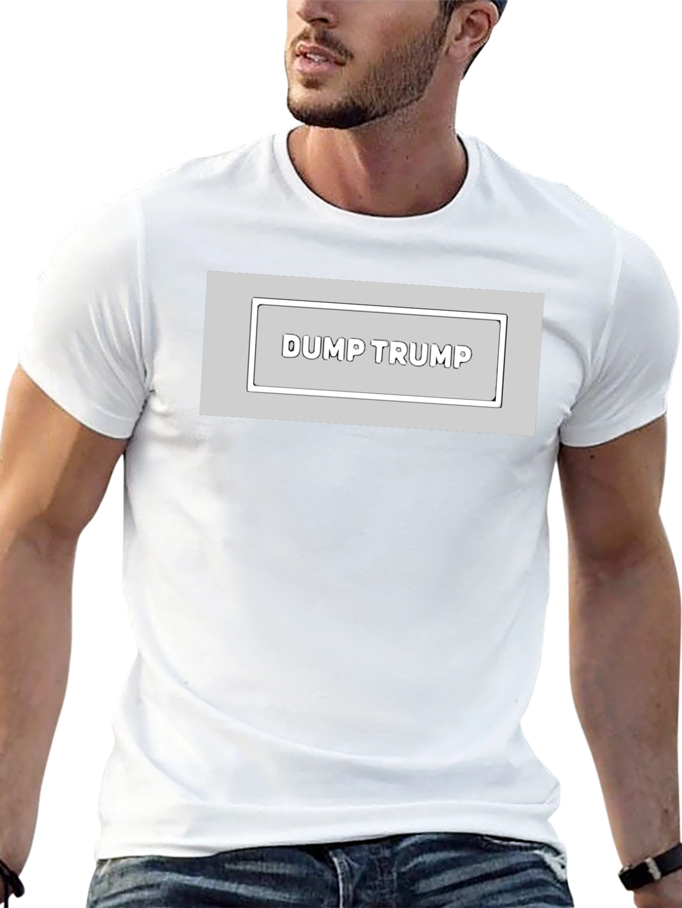 Dump Trump Graphic Tee - Anti-Trump Statement T-Shirt