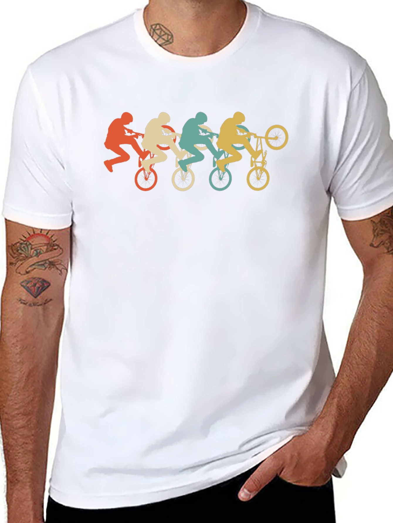 Retro Mountain Bike T-Shirt - Stylish Graphic Tee