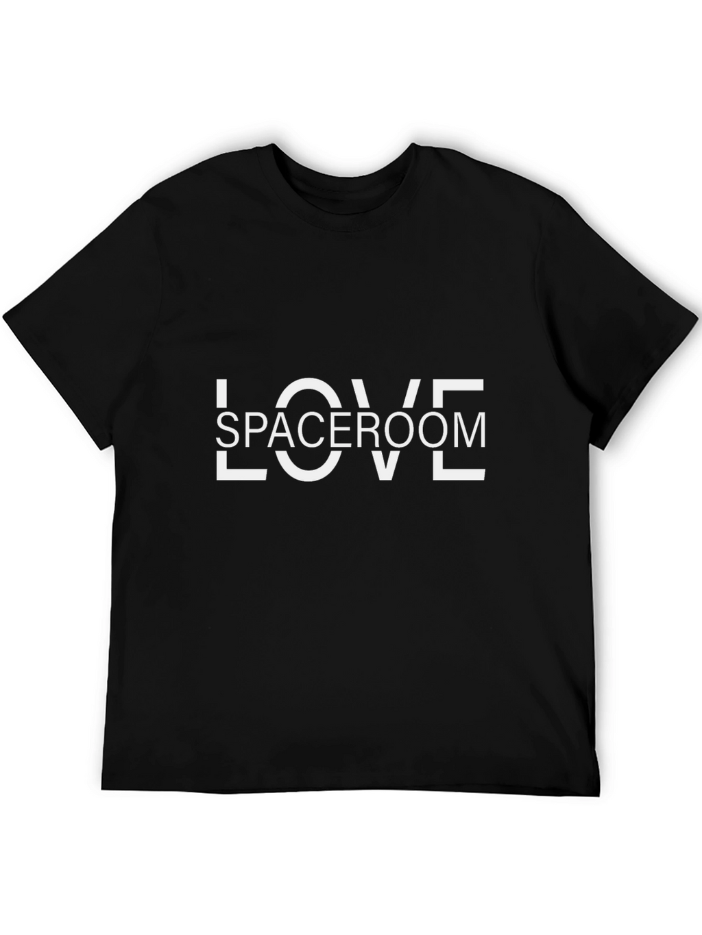 SpaceRoom Love Black T-Shirt