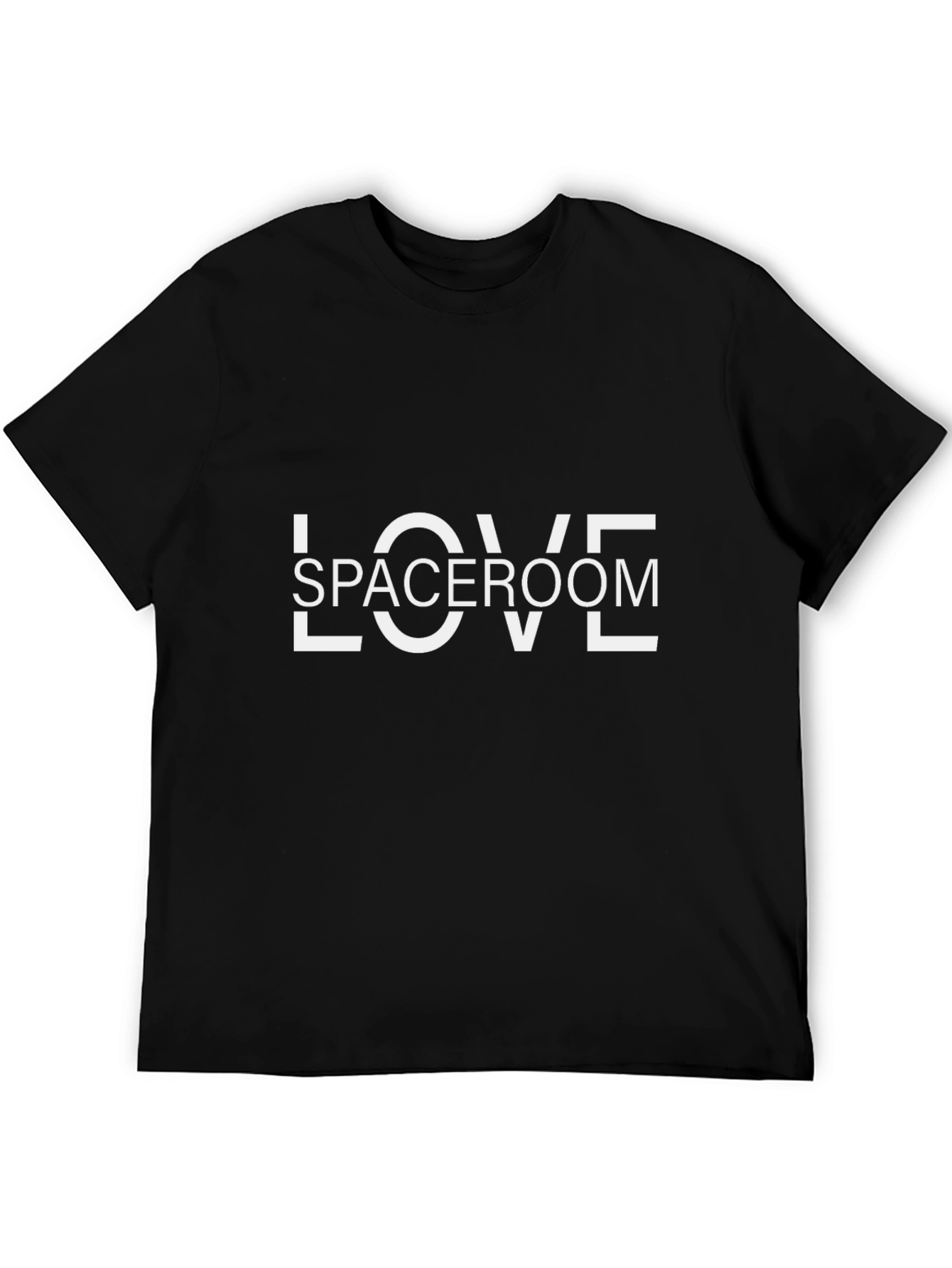 SpaceRoom Love Black T-Shirt