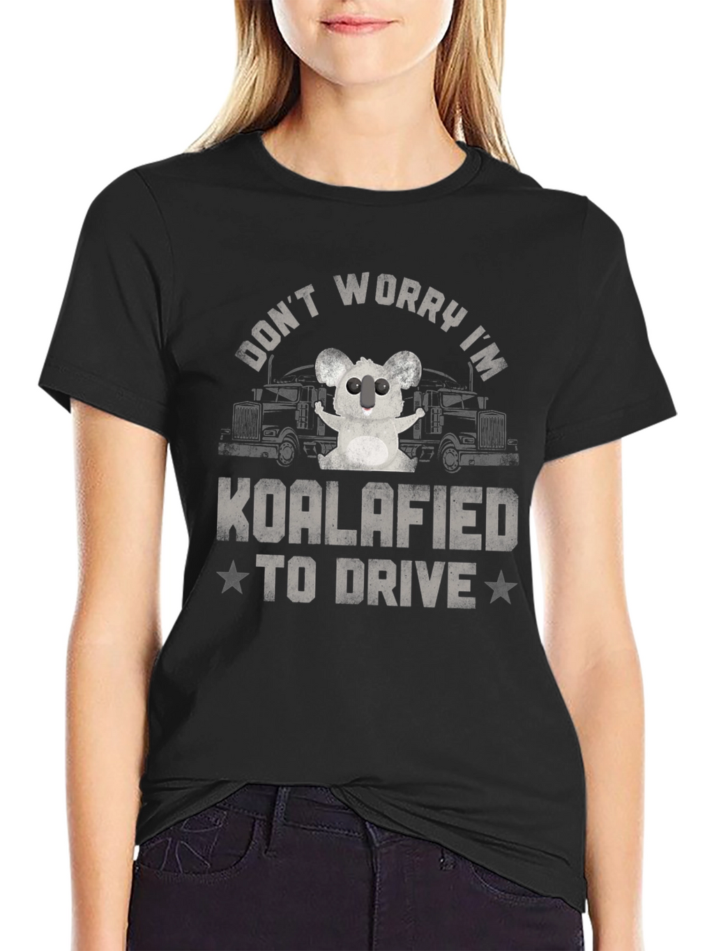 Koalafied to Drive T-Shirt - Funny Koala Trucker Tee