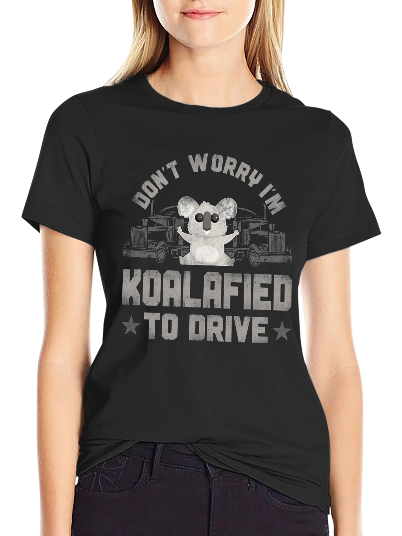 Koalafied to Drive T-Shirt - Funny Koala Trucker Tee