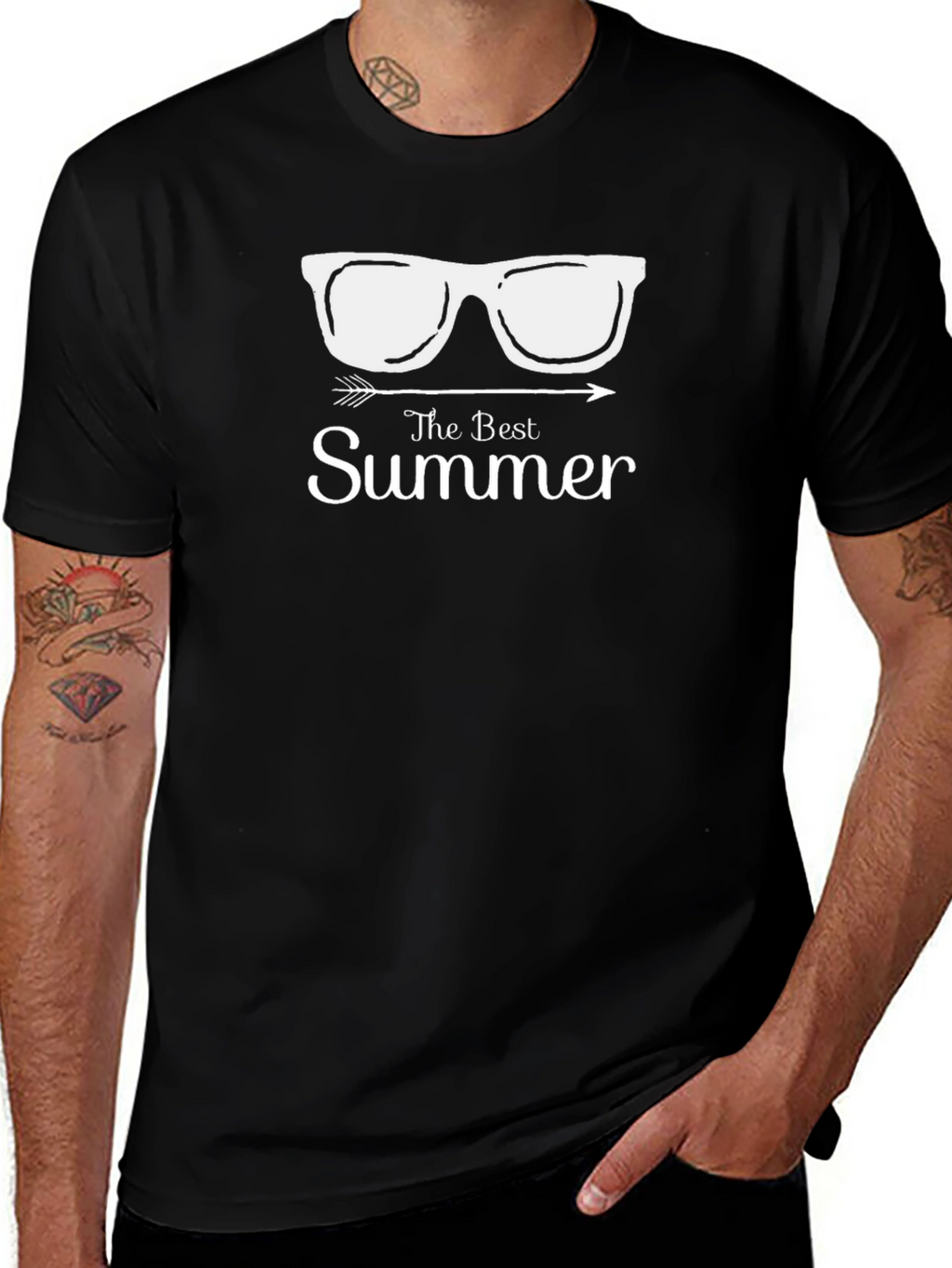 The Best Summer Graphic Tee - Cool Sunglasses Design
