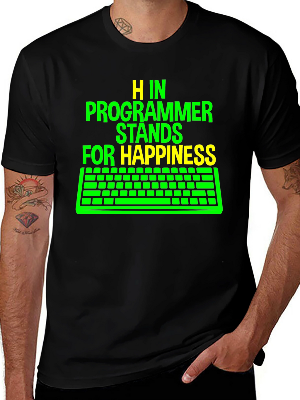 Programmer Happiness Graphic T-Shirt
