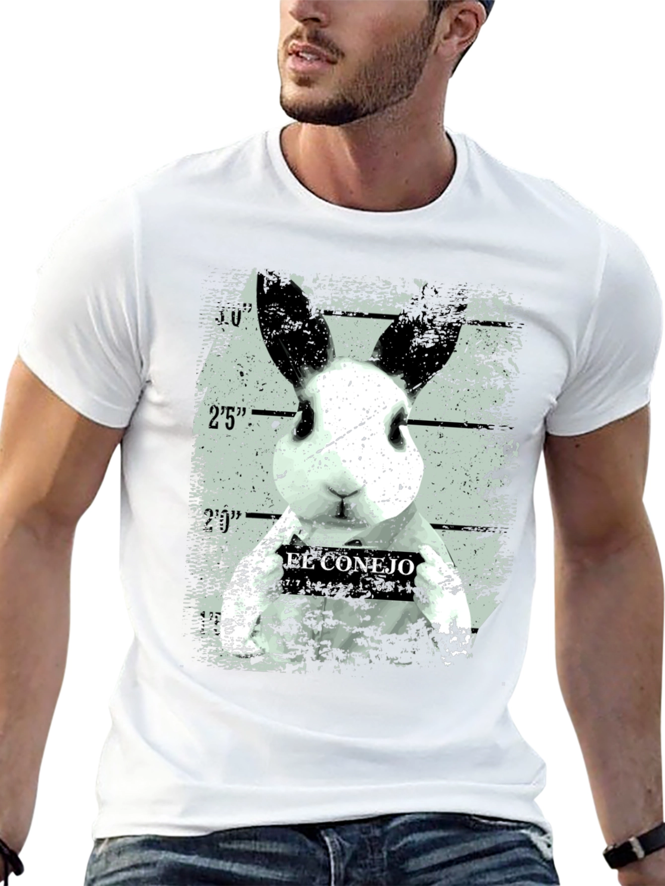 El Conejo Mugshot T-Shirt