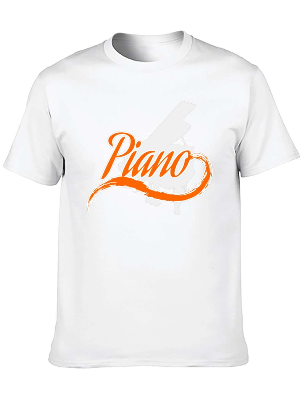 Piano Graphic Black T-Shirt