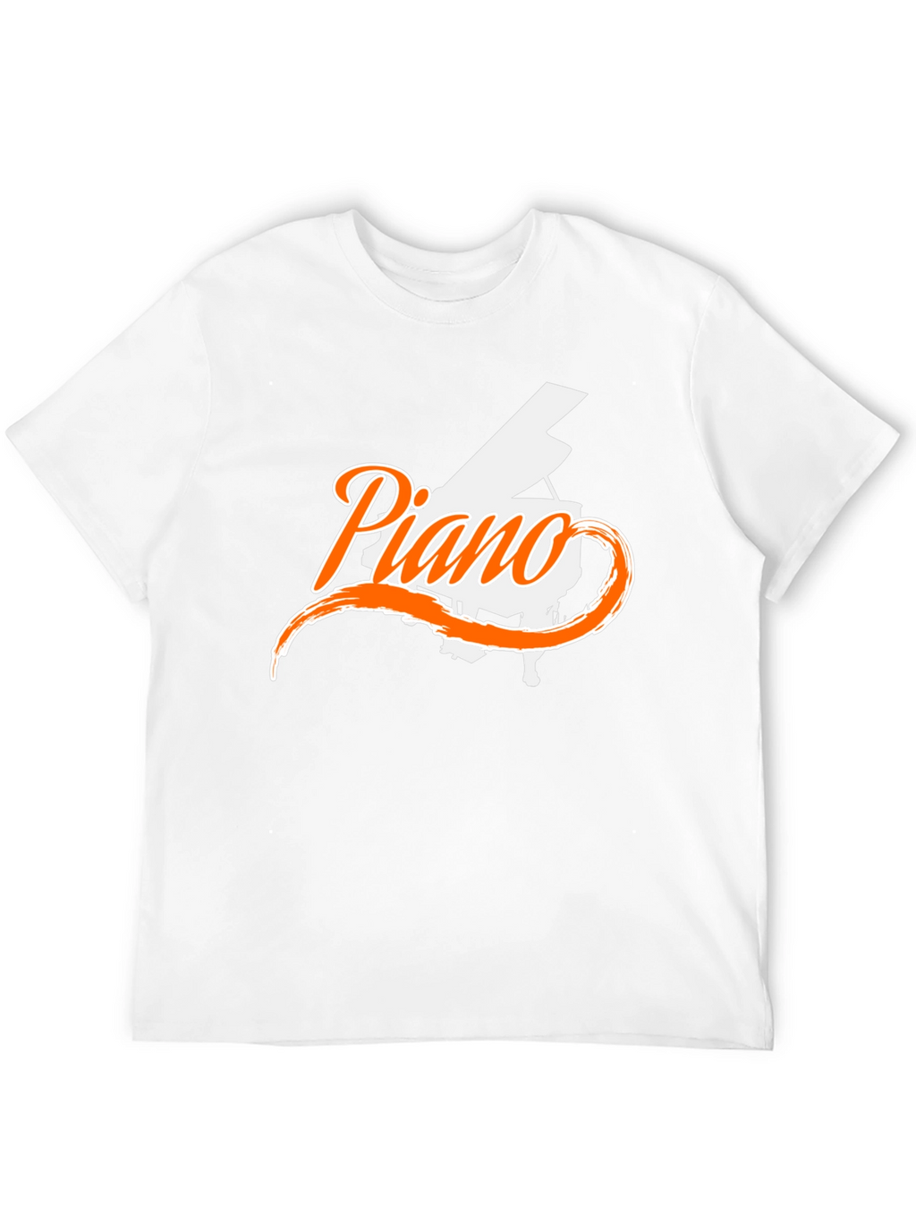 Piano Graphic Black T-Shirt