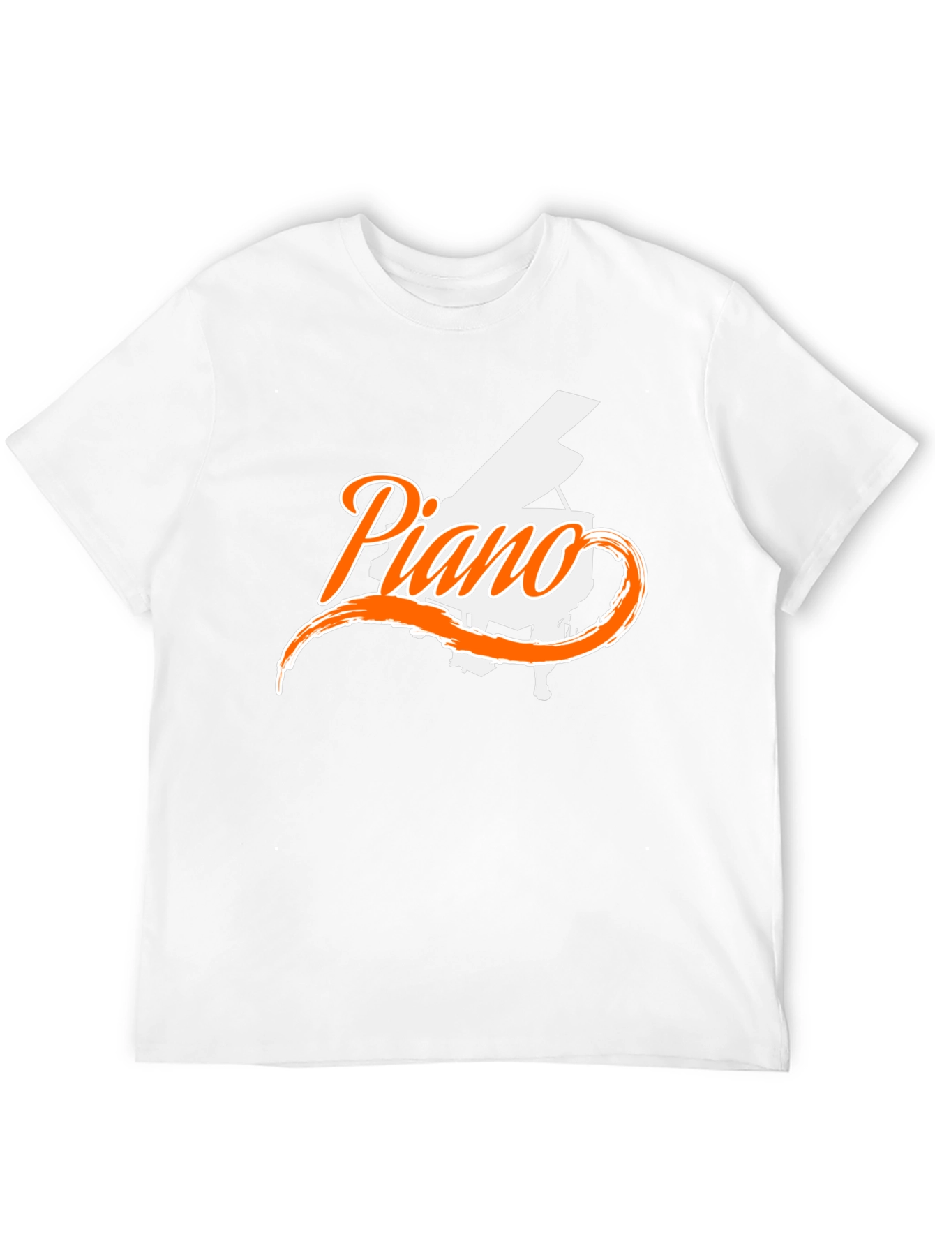 Piano Graphic Black T-Shirt