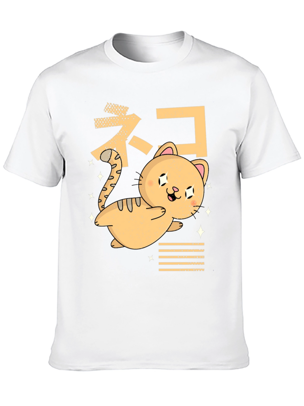 Kawaii Cat T-Shirt - Anime Style Kitten Tee