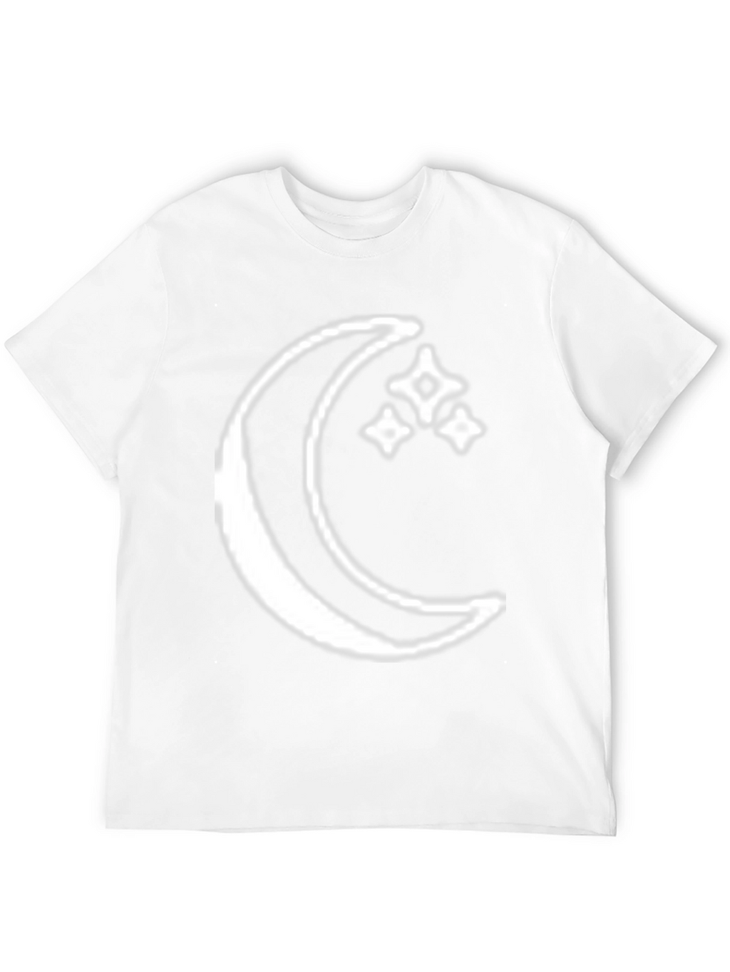 Moon & Stars Graphic Tee - Celestial Black T-Shirt