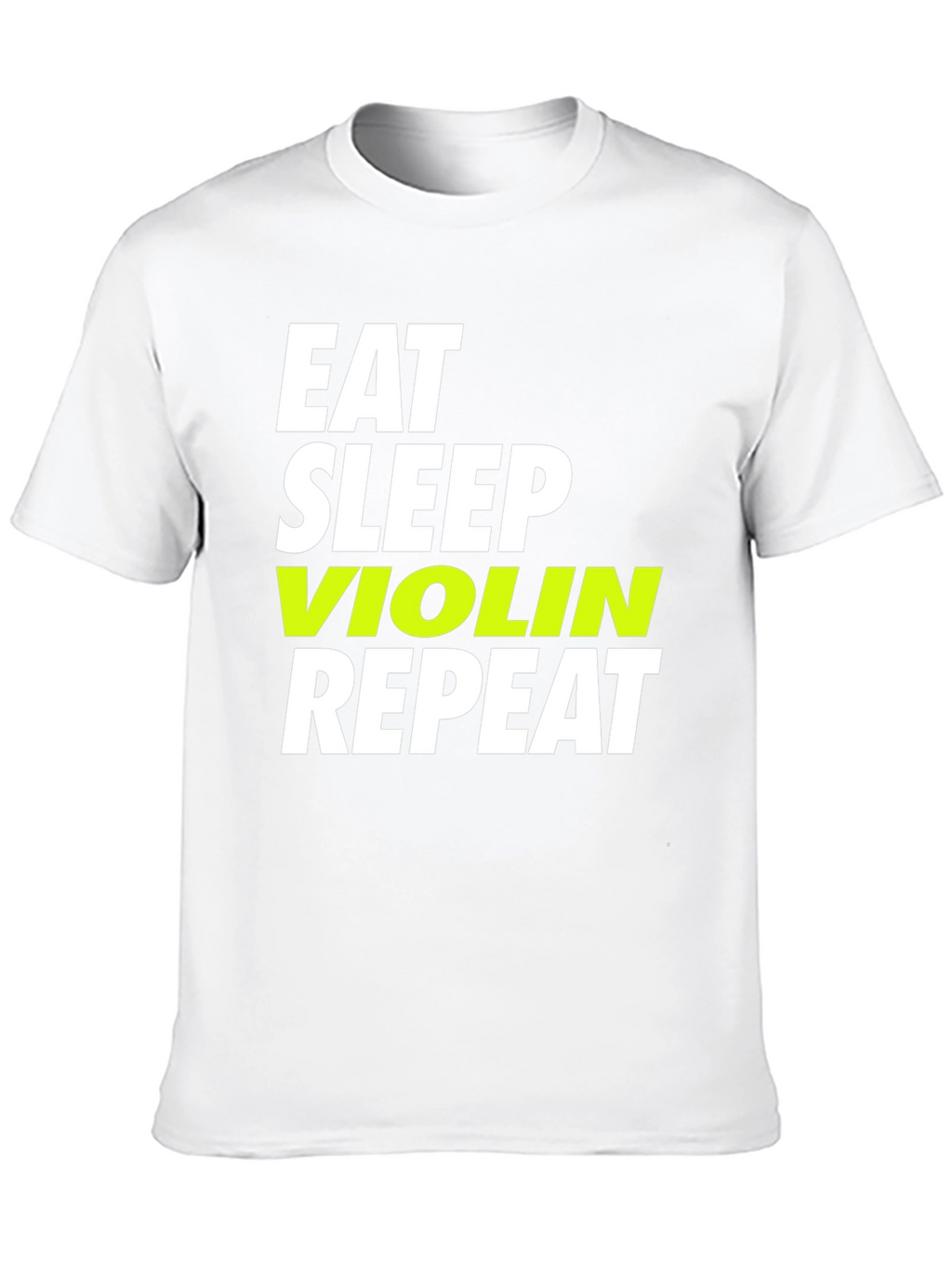 Eat Sleep Violin Repeat Black T-Shirt
