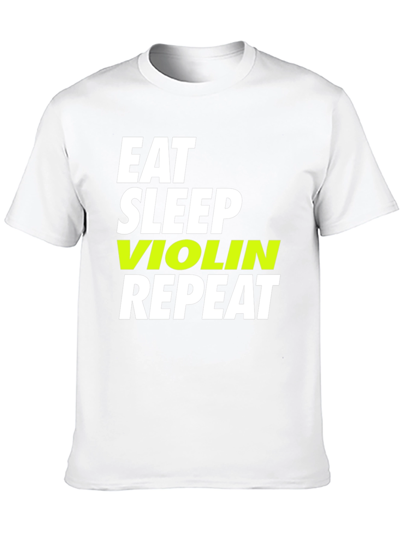 Eat Sleep Violin Repeat Black T-Shirt