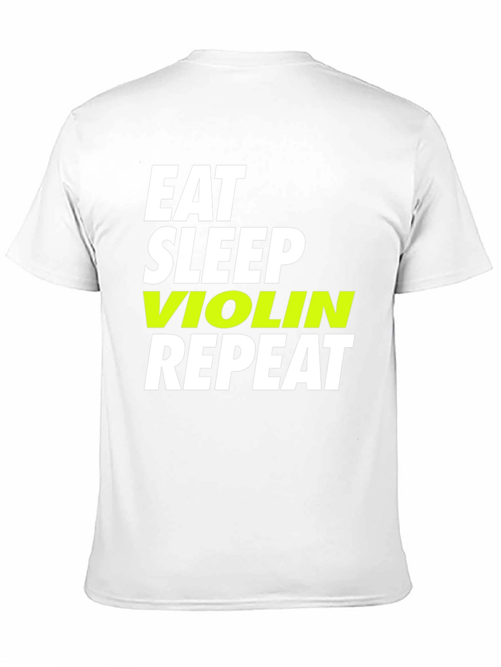 Eat Sleep Violin Repeat Black T-Shirt