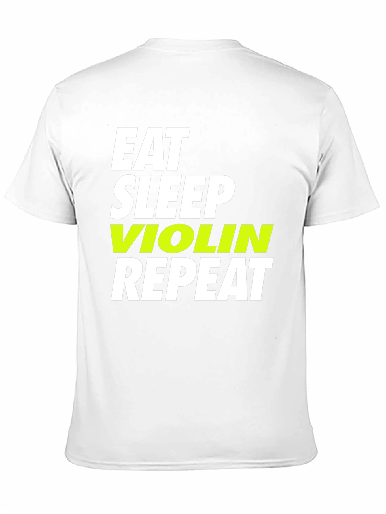 Eat Sleep Violin Repeat Black T-Shirt