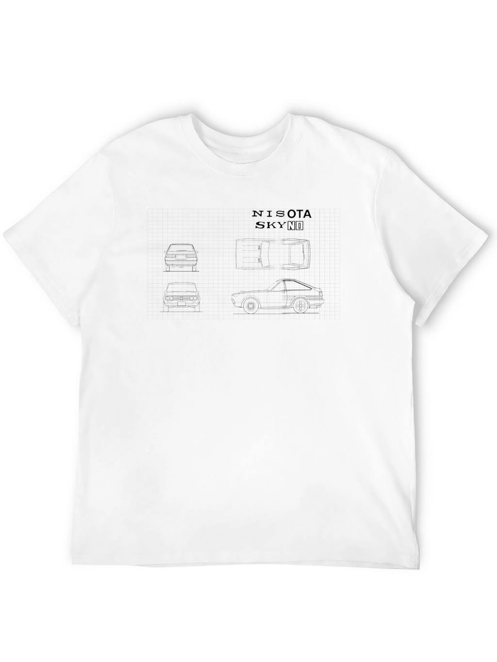 NISOTA SKYND Car Schematic T-Shirt