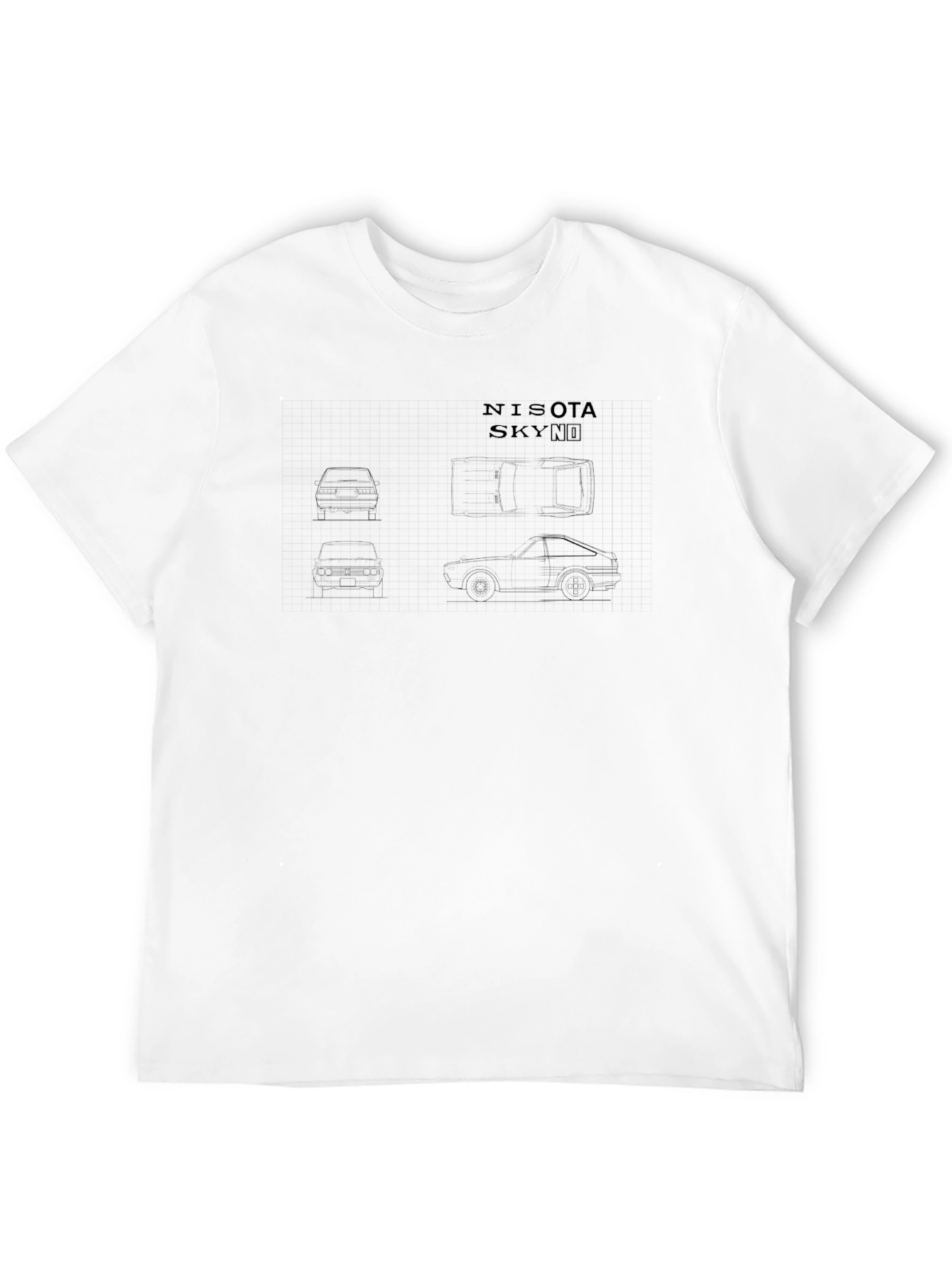 NISOTA SKYND Car Schematic T-Shirt