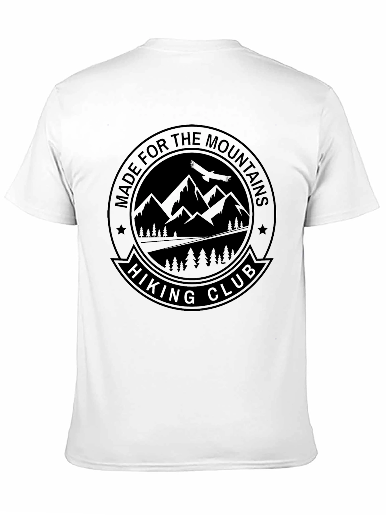 Hiking Club Graphic Tee - Black