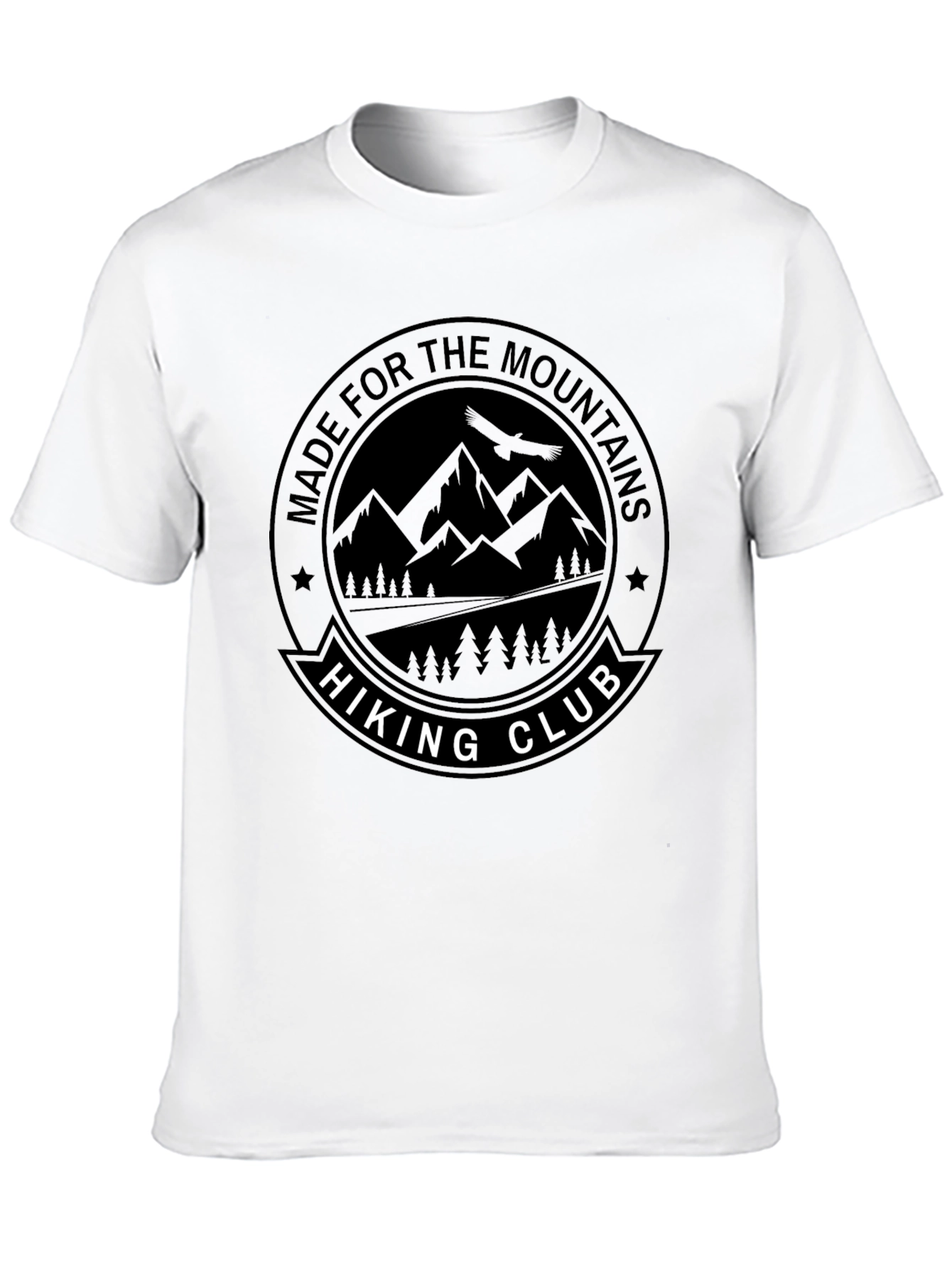 Hiking Club Graphic Tee - Black
