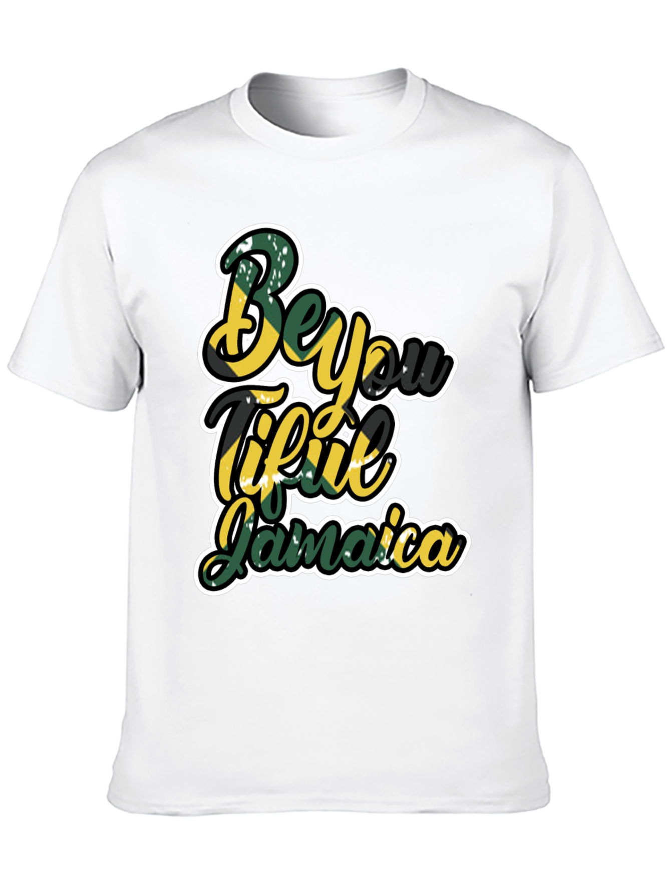 Beyoutiful Jamaica T-Shirt - Stylish Graphic Tee