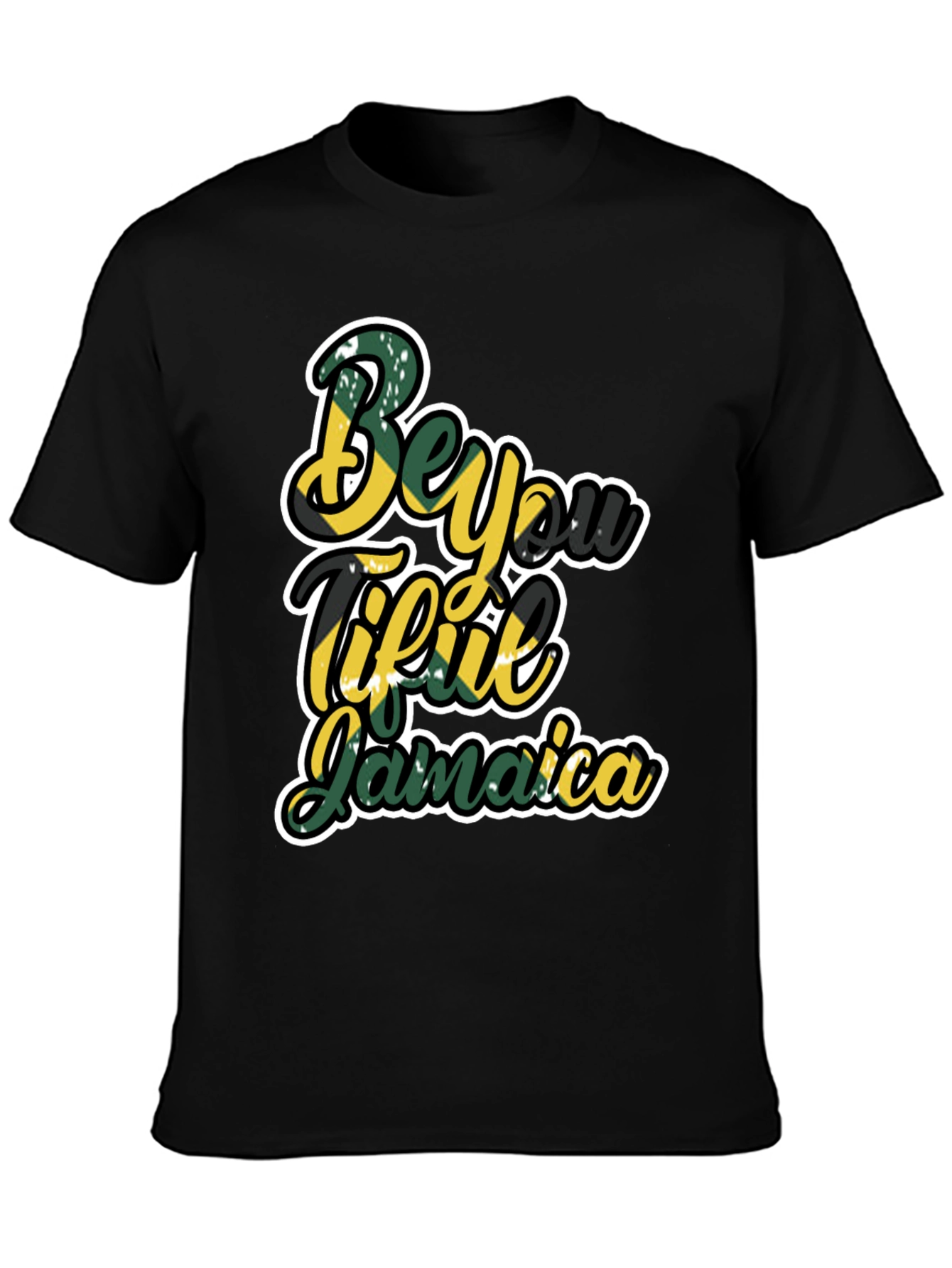Beyoutiful Jamaica T-Shirt - Stylish Graphic Tee