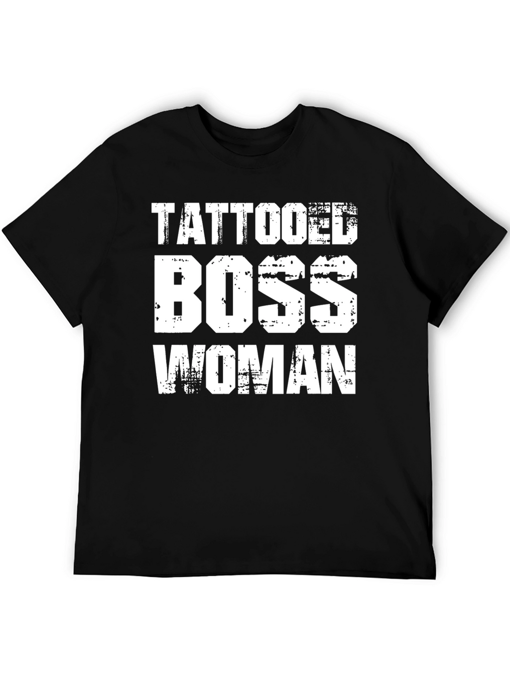 Tattooed Boss Woman Black T-Shirt