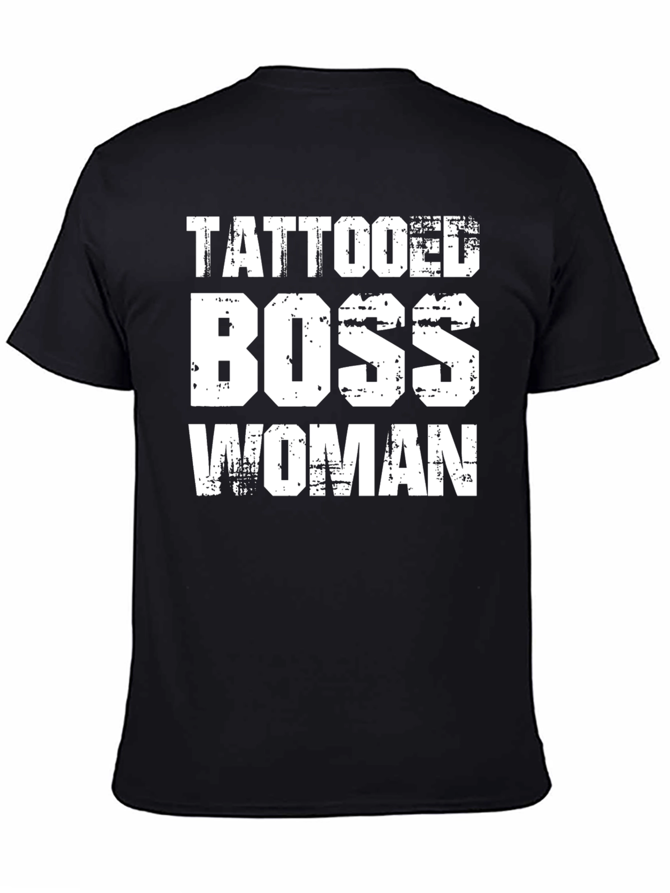 Tattooed Boss Woman Black T-Shirt