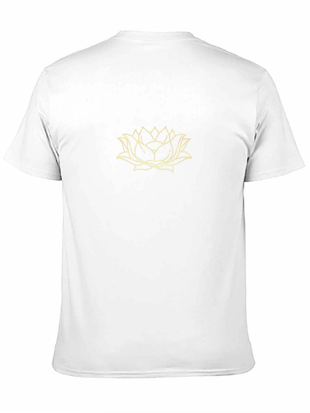 Lotus Flower Graphic Black T-Shirt