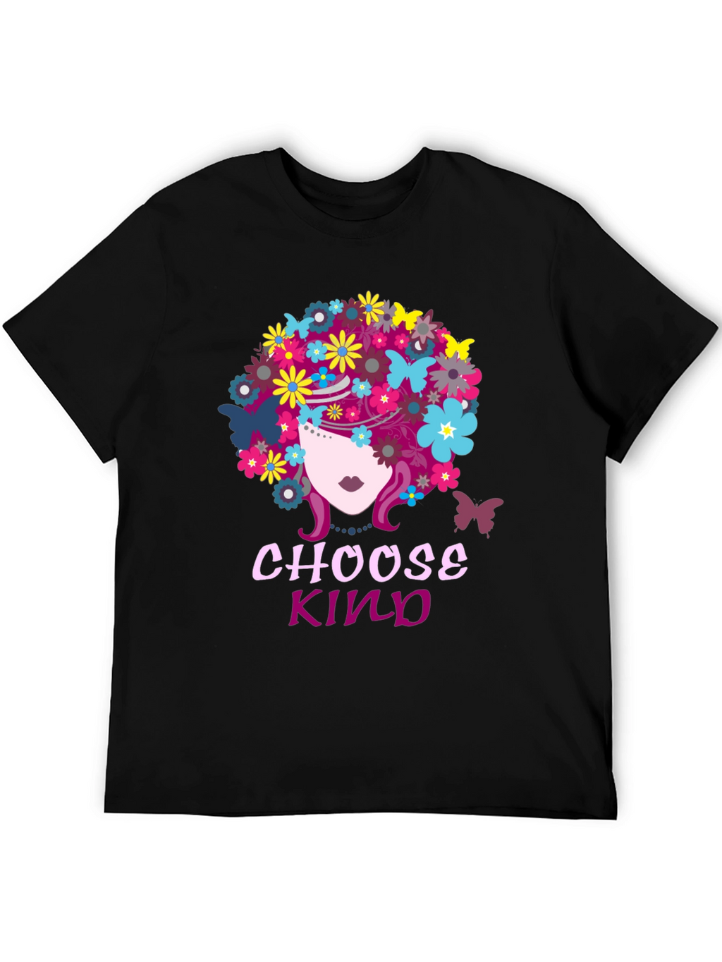 Choose Kind Floral T-Shirt - Inspiring Graphic Tee