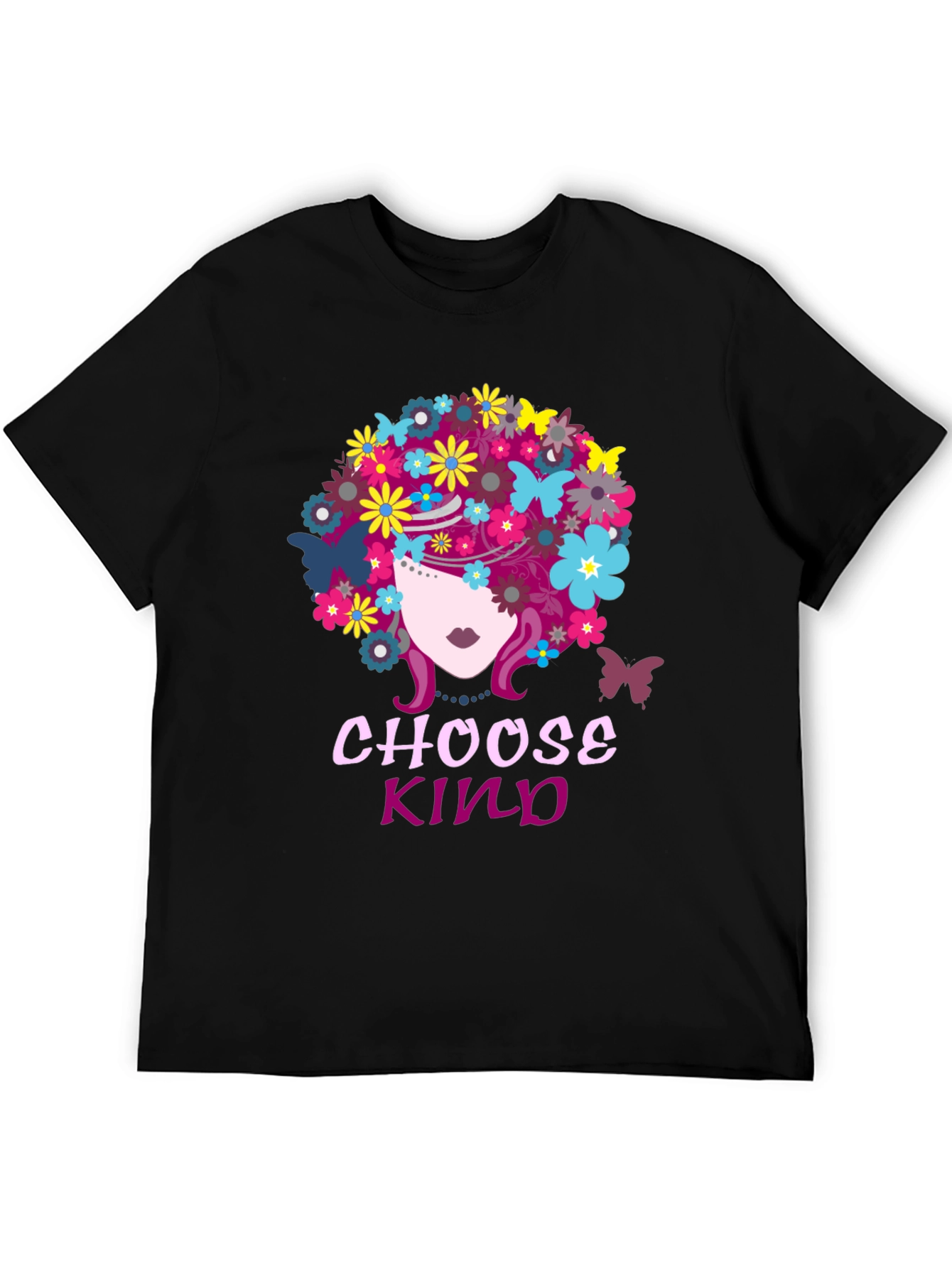Choose Kind Floral T-Shirt - Inspiring Graphic Tee