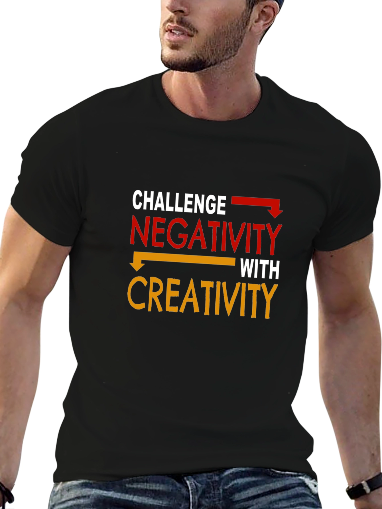 Challenge Negativity Creativity Graphic Tee
