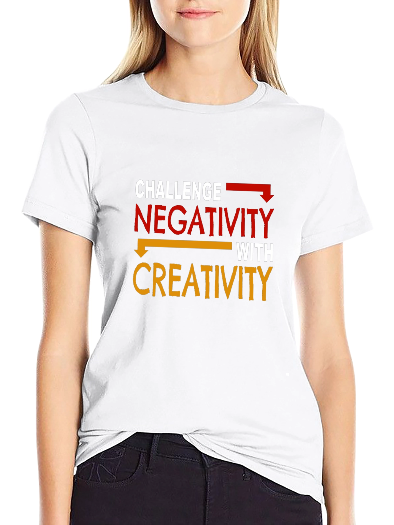 Challenge Negativity Creativity Graphic Tee