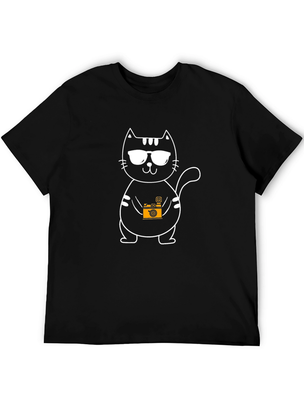 Cool Cat Photographer Graphic T-Shirt