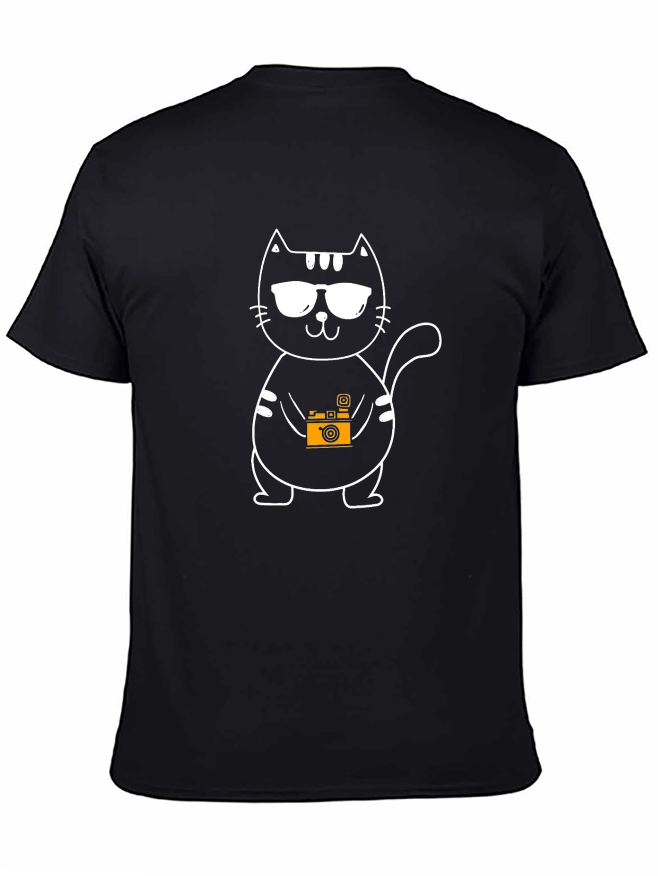 Cool Cat Photographer Graphic T-Shirt