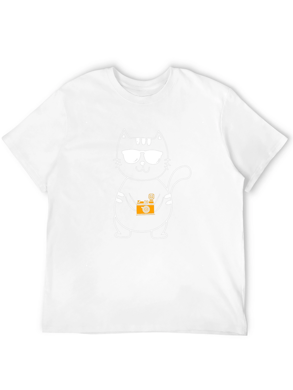 Cool Cat Photographer Graphic T-Shirt