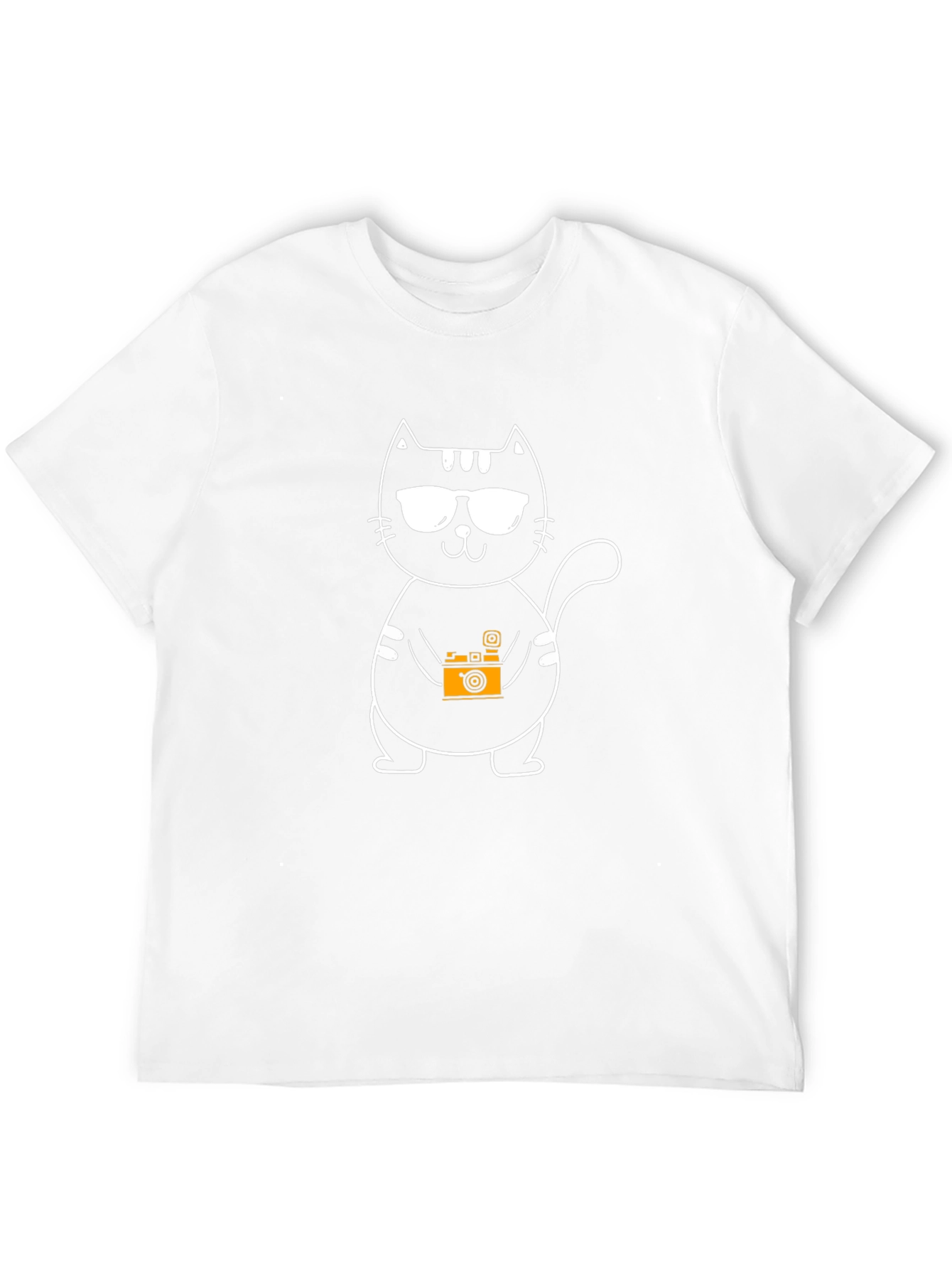 Cool Cat Photographer Graphic T-Shirt