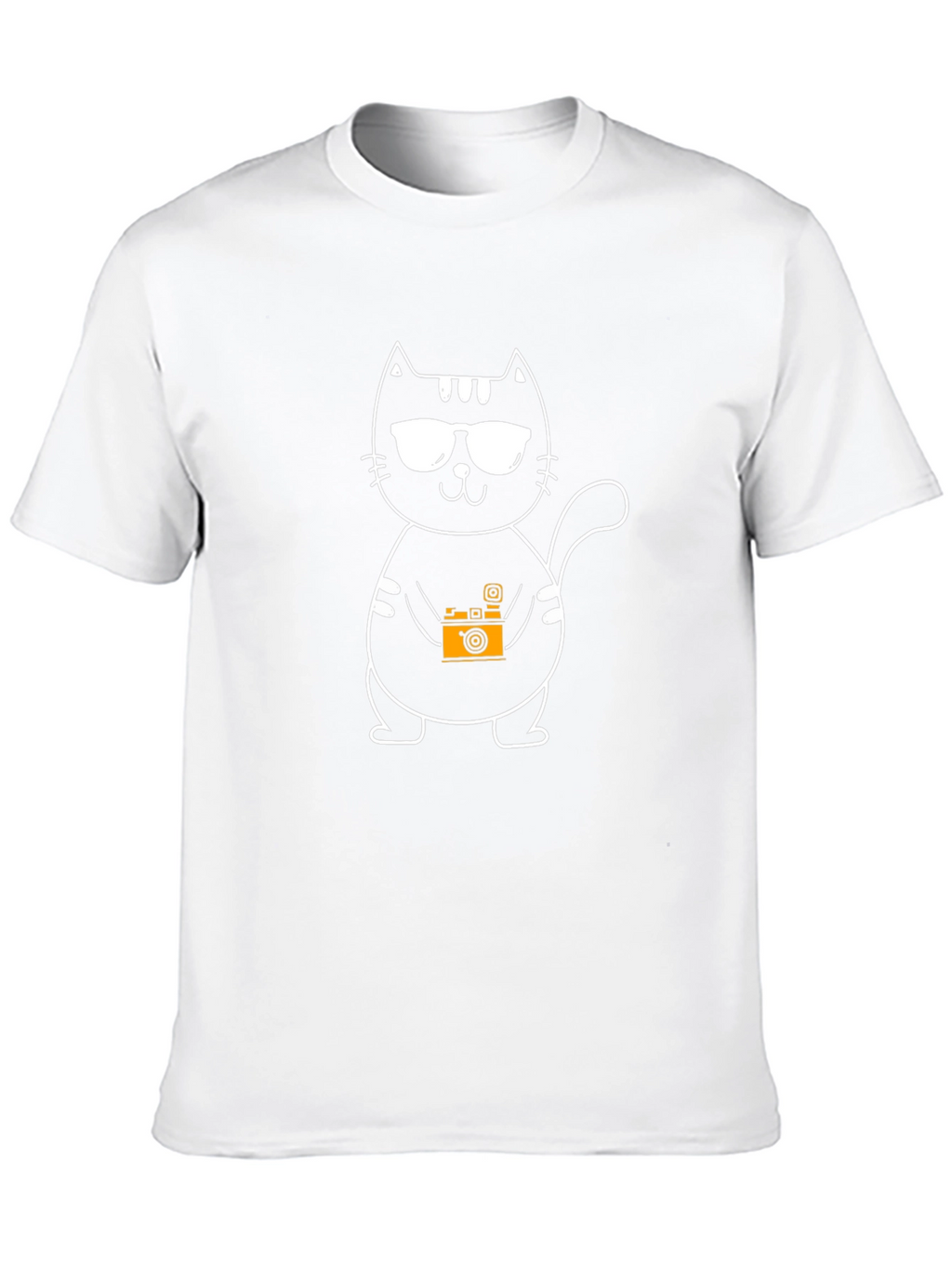 Cool Cat Photographer Graphic T-Shirt