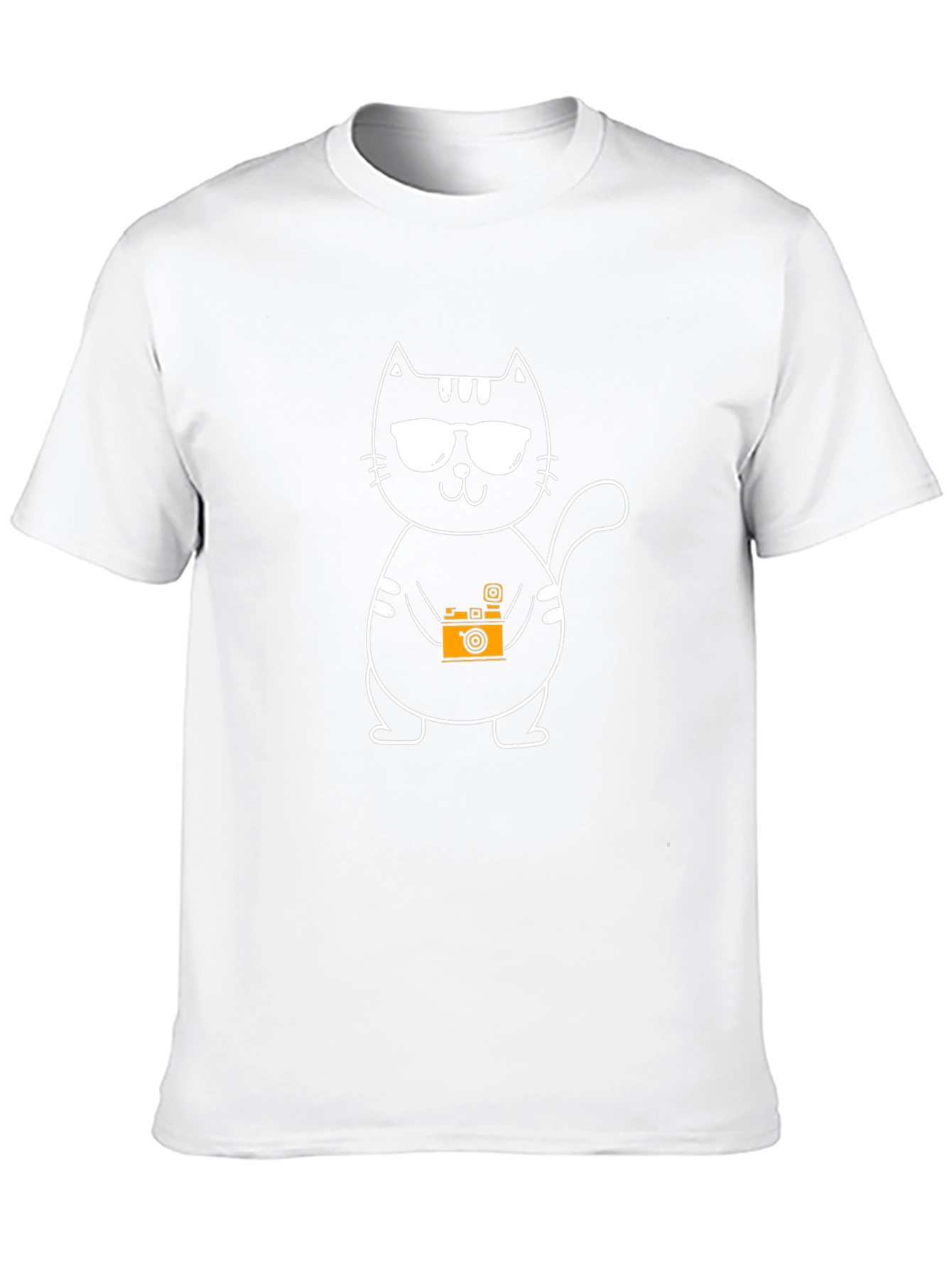 Cool Cat Photographer Graphic T-Shirt