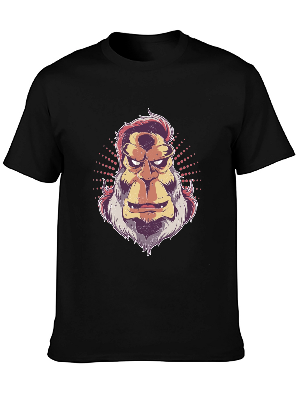 Retro Bigfoot Graphic Tee - Mens Black T-Shirt