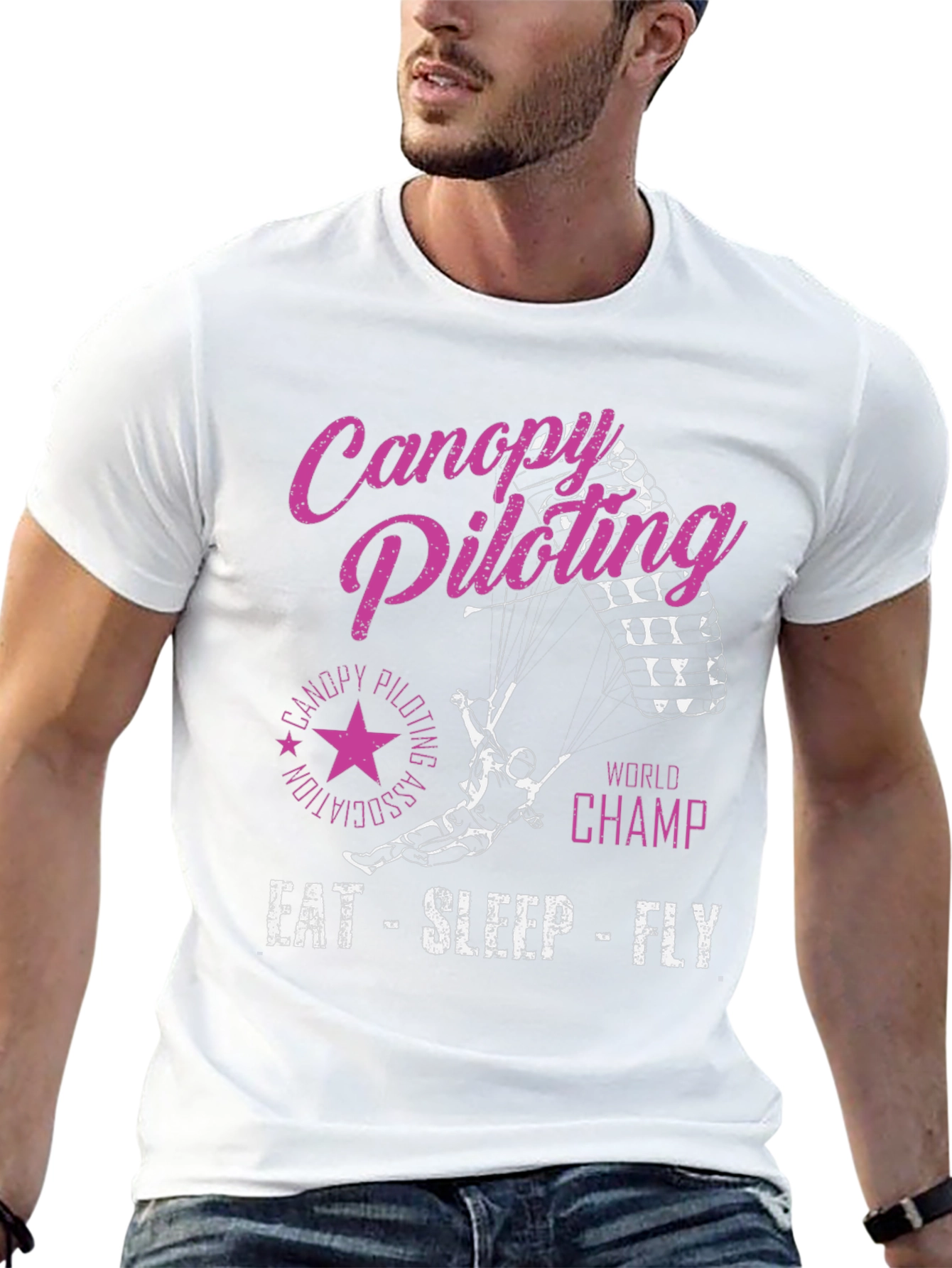 Canopy Piloting World Champ Black T-Shirt