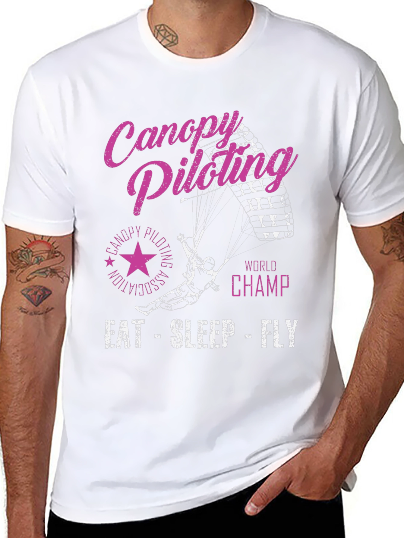 Canopy Piloting World Champ Black T-Shirt